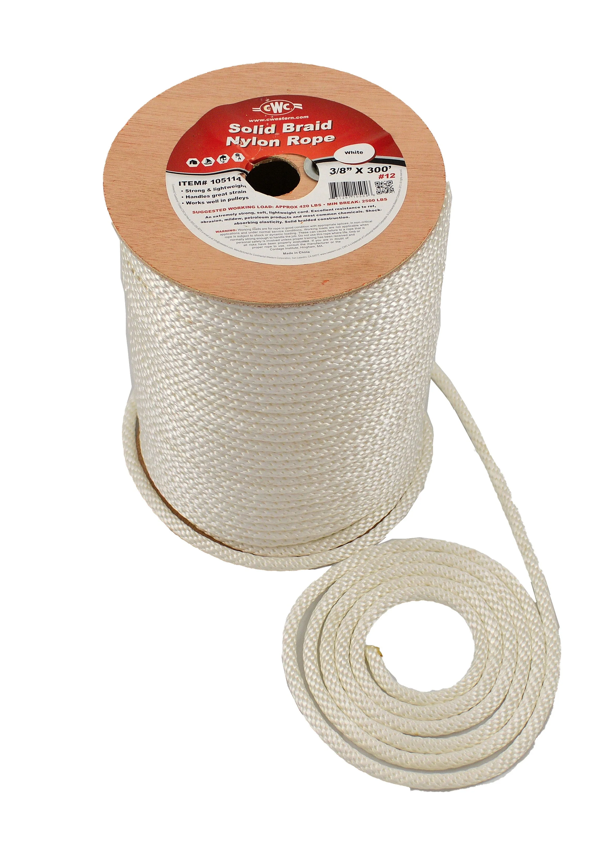Fisherman's Solid Nylon Braid Anchor Rope - Image 3